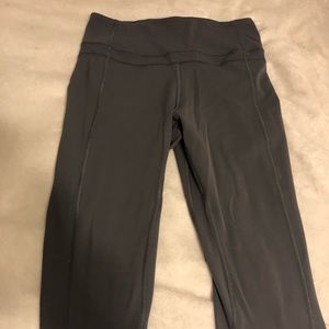 Lulu lemon grey capris!
